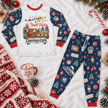 Custom Family Christmas Sleepwear Polar Express, Family Matching Pjs Set - Personalized Pajamas