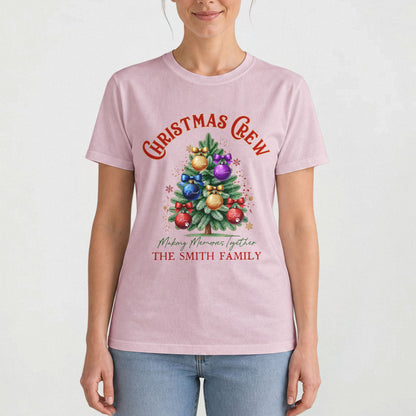 Christmas Crew, Family Christmas, Custom Family Name, Matching Christmas Shirt, Gift For Family Members - Personalized Shirt