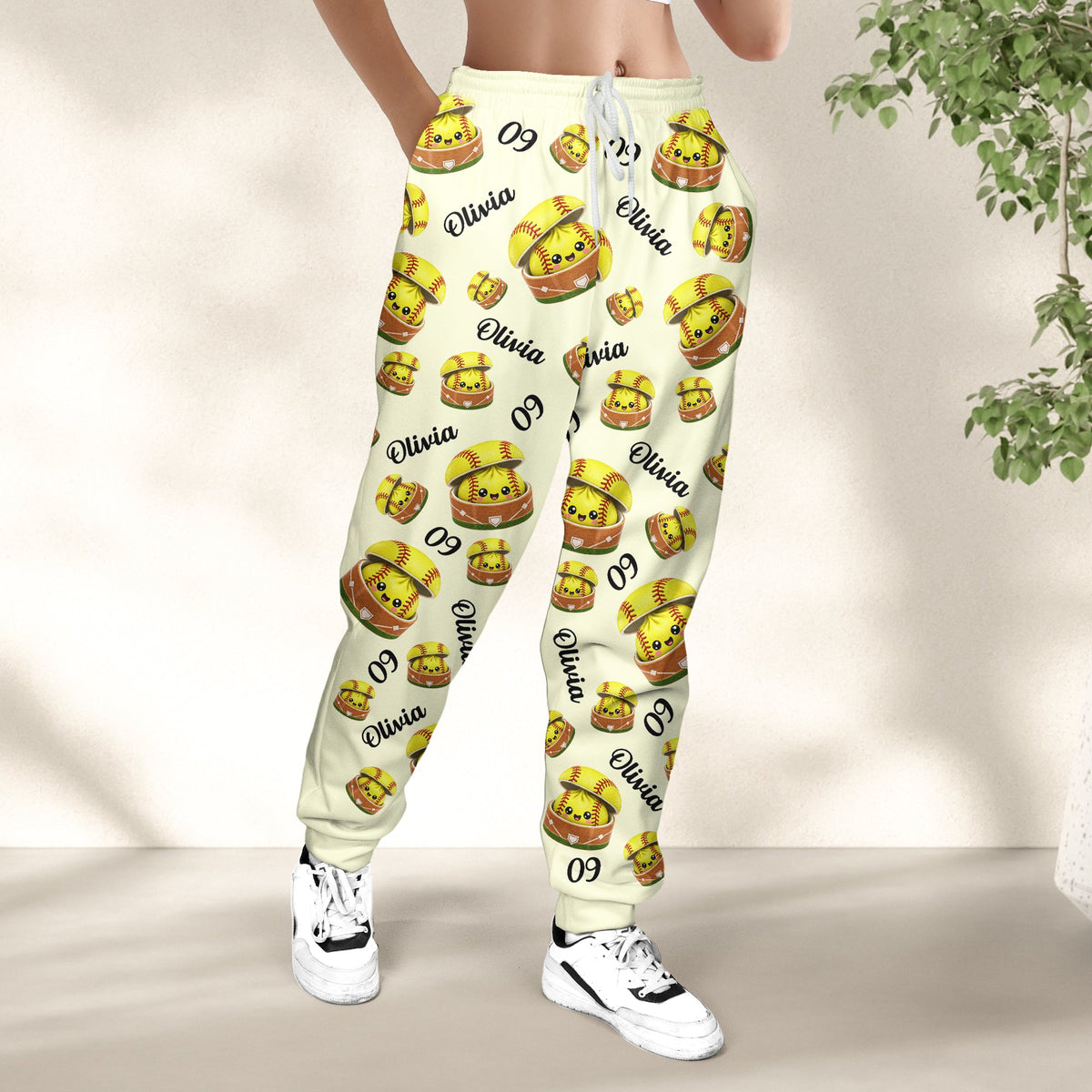 Cute Dumplings For Baseball, Softball, Soccer, Football, Basketball, Hockey Lover - Personalized Sweatpants