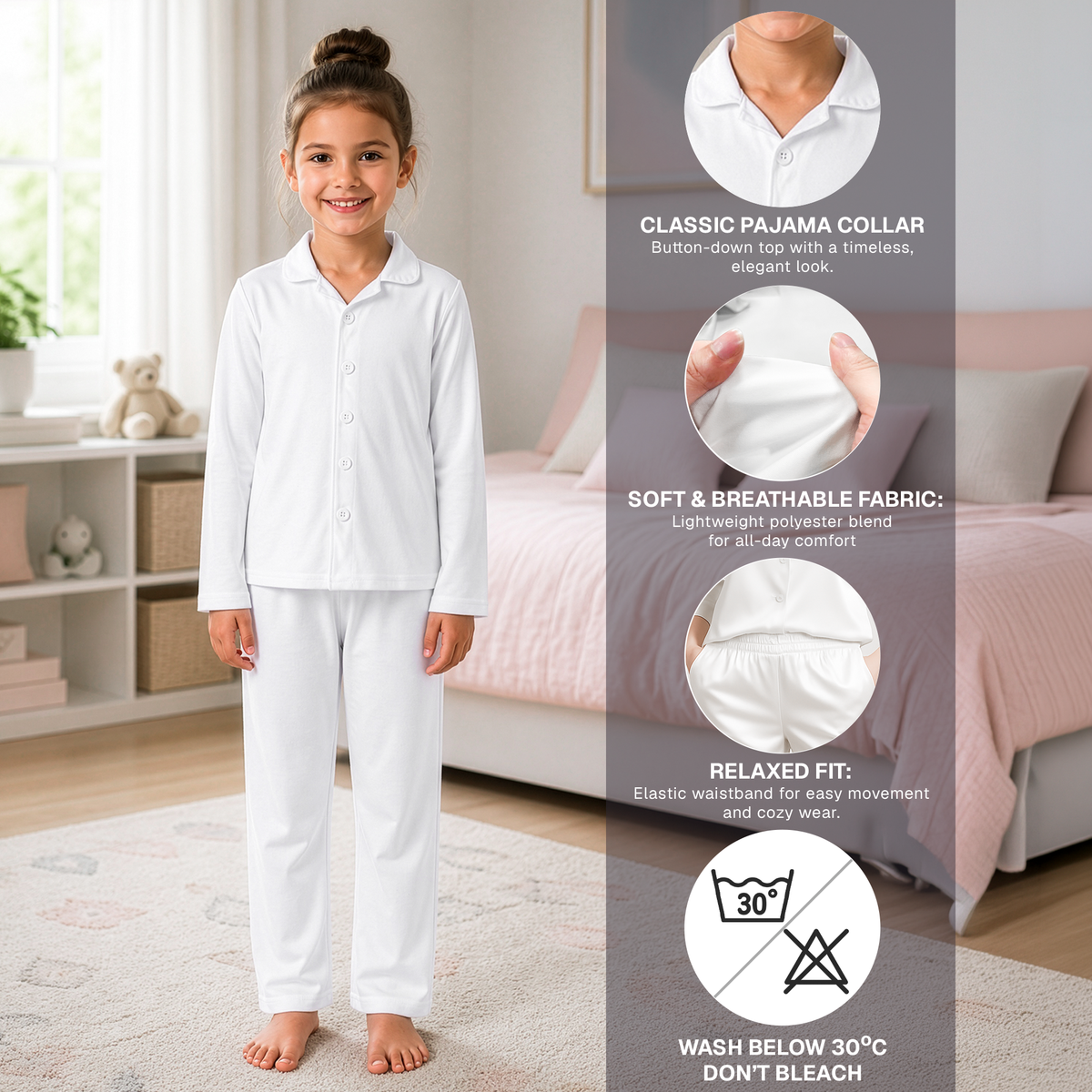 Custom Name & Birth Flower Gifts For Her, Friends, Sisters, Daughters, Kids, Grandkids - Personalized Pajamas
