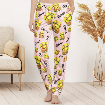 Cute Dumplings For Baseball, Softball, Soccer, Football, Basketball, Hockey Lover - Personalized Lounge Pants