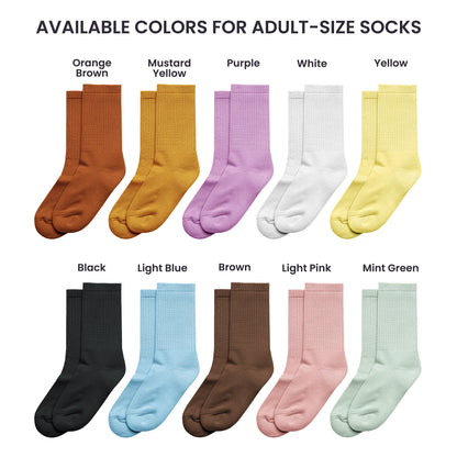 Custom Initial Bridesmaid Bride Gifts For Her Wedding Gifts - Personalized Embroidered Socks