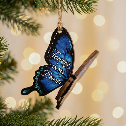 Always With You Memorial Custom Photo Caridnal Bird Humming Bird Butterfly - Personalized Ornament