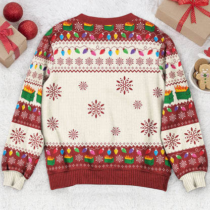 F-Caw-F Squad - For Funny Ugly Sweater Party - Personalized Sweater