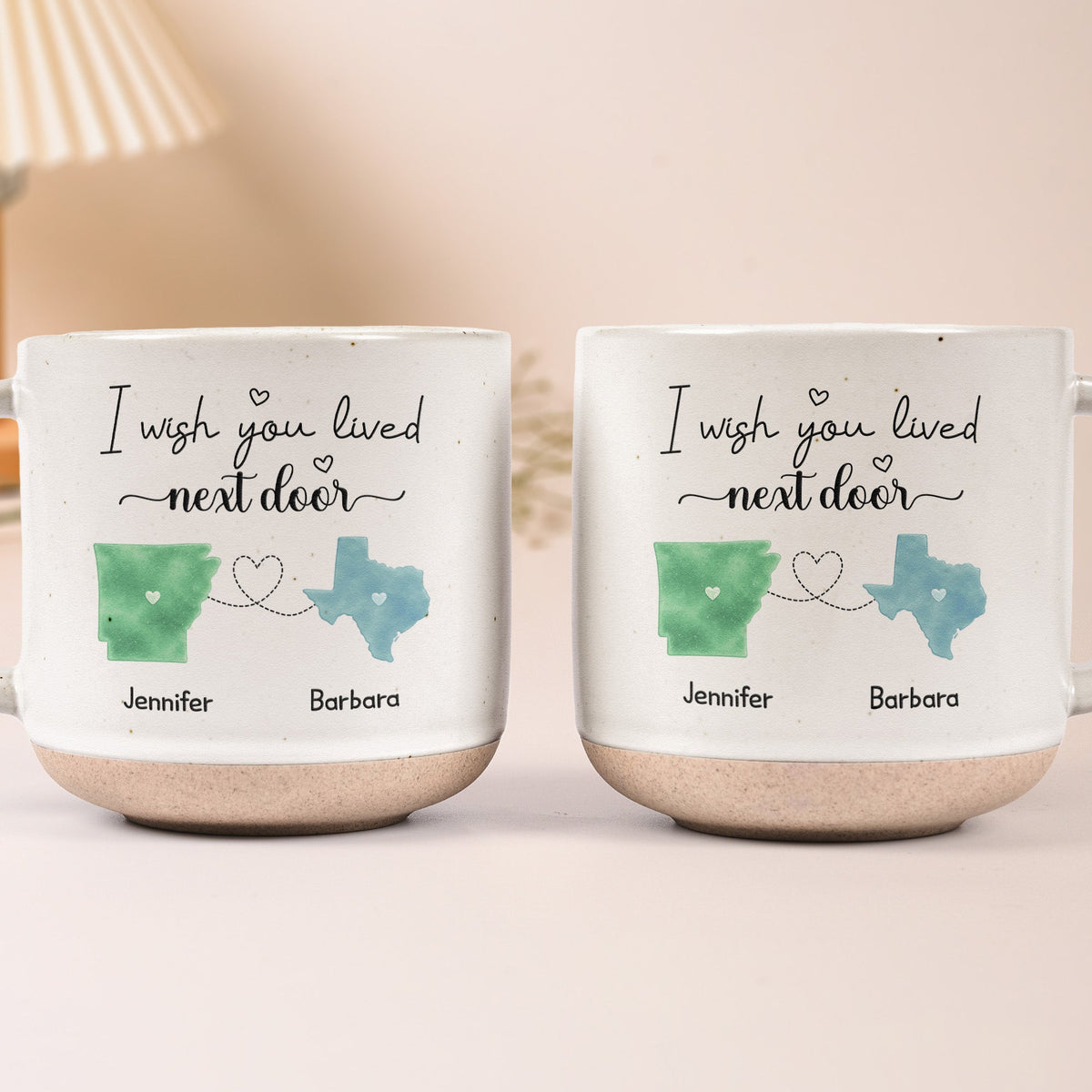Long Distance Gift For Best Friends, Bff, Sisters, Family, Brother - Personalized Mug