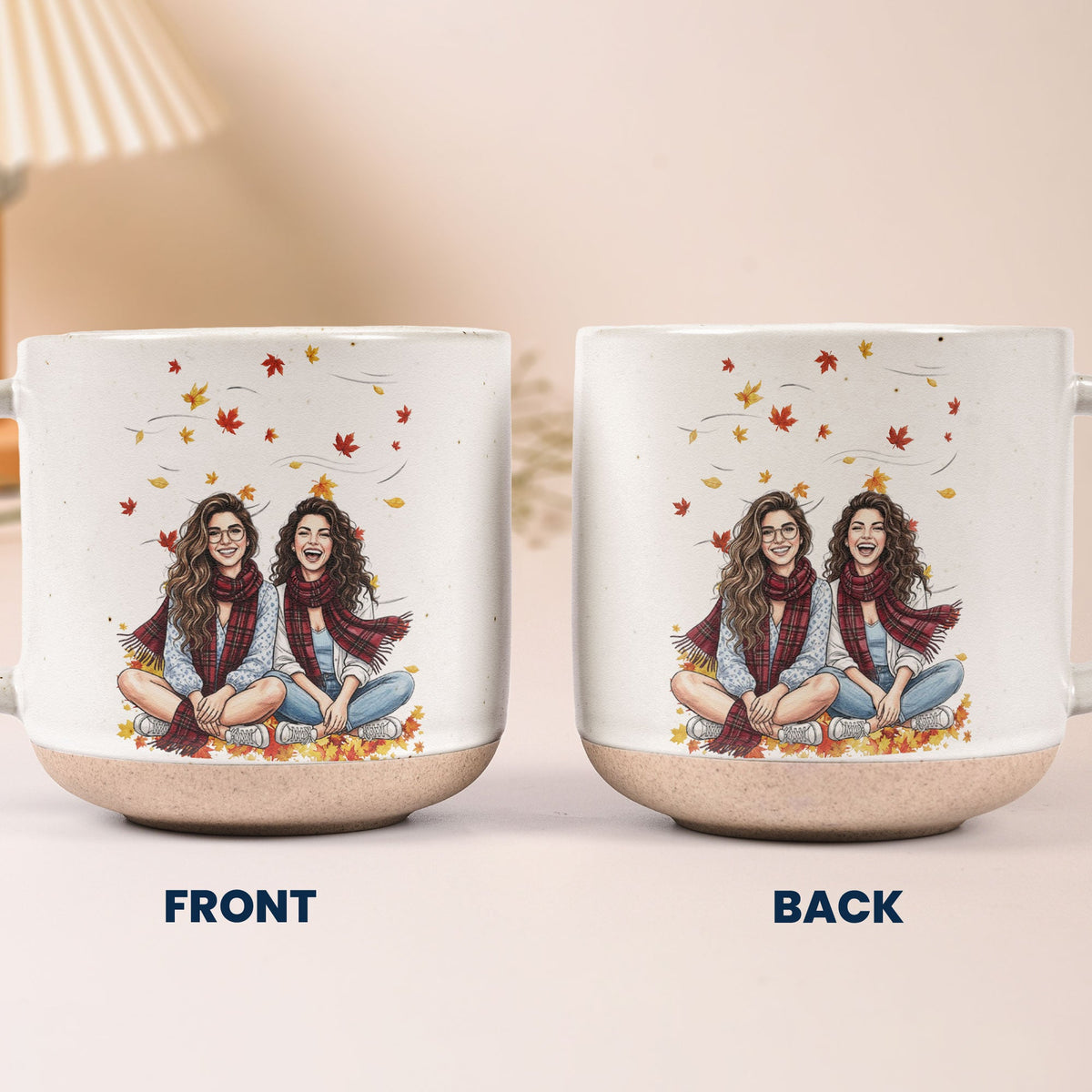 Custom Photo Gift For Friend Bestie Sister Family, Friendsgiving Ideas, Thanksgiving Gift, Gift For Friend, Christmas Gift, Friendship Mug - Personalized Mug