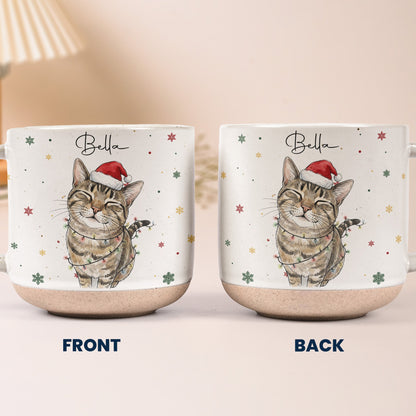 Custom Pet Christmas Vibe Gifts For Pet Lovers - Personalized Pottery Mug