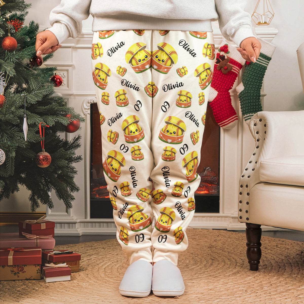 Cute Dumplings For Baseball, Softball, Soccer, Football, Basketball, Hockey Lover - Personalized Sweatpants