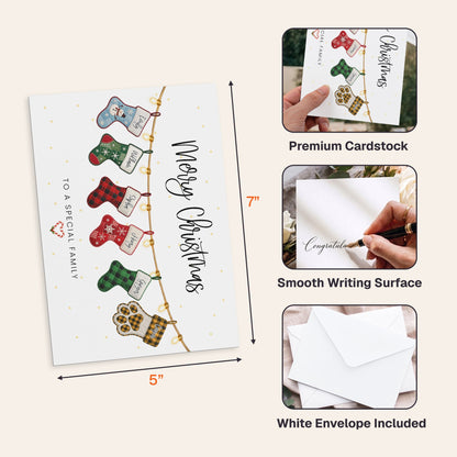 To A Special Family - Personalized Cards