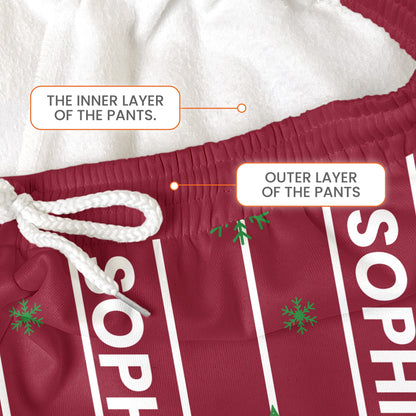 Custom Name Christmas Family Gifts - Personalized Lounge Pants