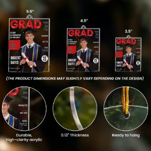 Graduation Magazine - Personalized Ornament