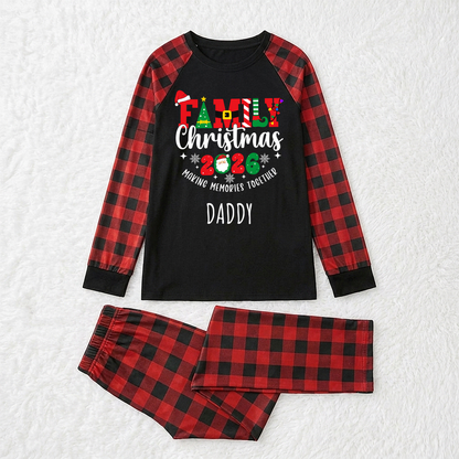 Custom Names Family Christmas 2026 Matching Family Christmas Pajamas