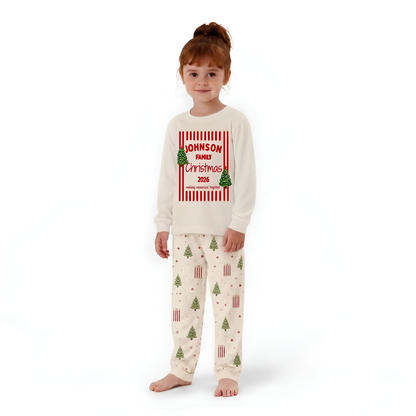Festive Personalized Christmas Tree Family Christmas Pajamas With Pet