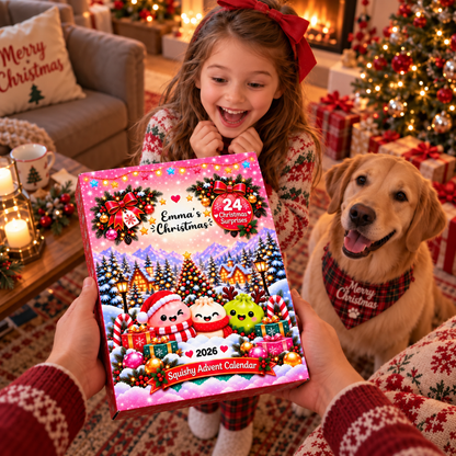 Christmas Gets Cuter Every Day - Personalized Dumpling Advent Calendar