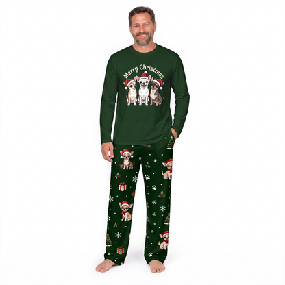Cute Chihuahua Merry Christmas Dog Lover Matching Family Christmas Pajamas