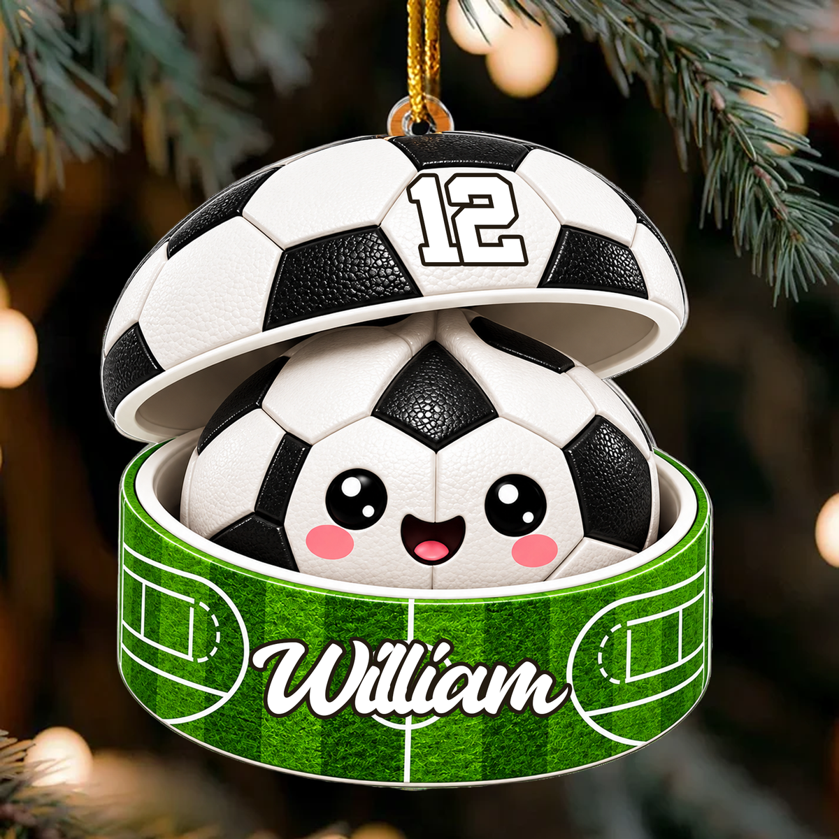Cute Dumplings For Baseball, Softball, Soccer, Football, Basketball, Hockey Lover - Personalized Ornament