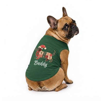 Custom Name Dachshund Christmas Family Matching Pajamas With Pet