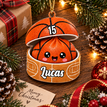 Cute Dumplings For Baseball, Softball, Soccer, Football, Basketball, Hockey Lover - Personalized Ornament