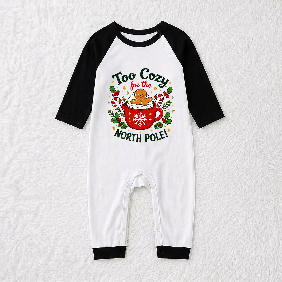 Cozy Gingerbread Mug Family Matching Christmas Pajamas With Pet