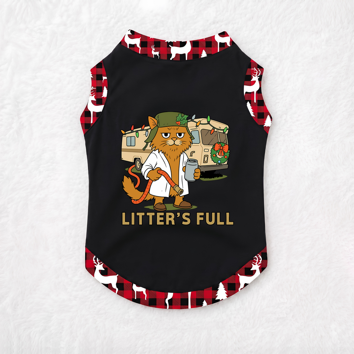 Funny Custom Photo Litter’s Full Pet Family Matching Pajamas