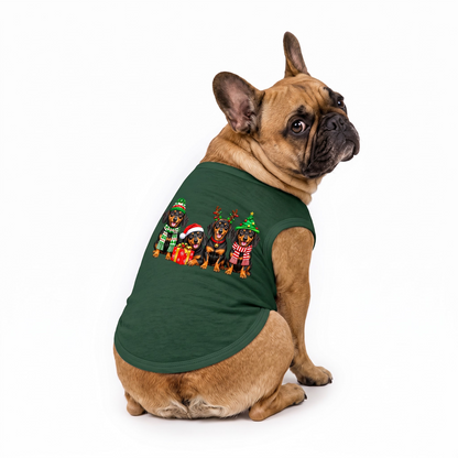 Cute Dachshund Christmas Family Matching Pajamas With Pet