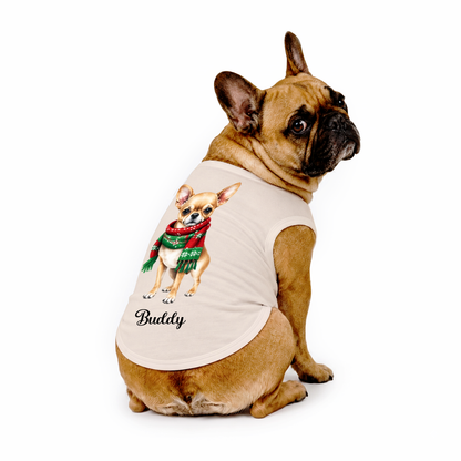 Custom Name Chihuahua Christmas Family Matching Pajamas With Pet