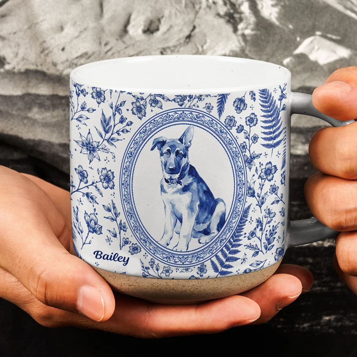 Custom Photo Pet Portrait - Personalized Mug