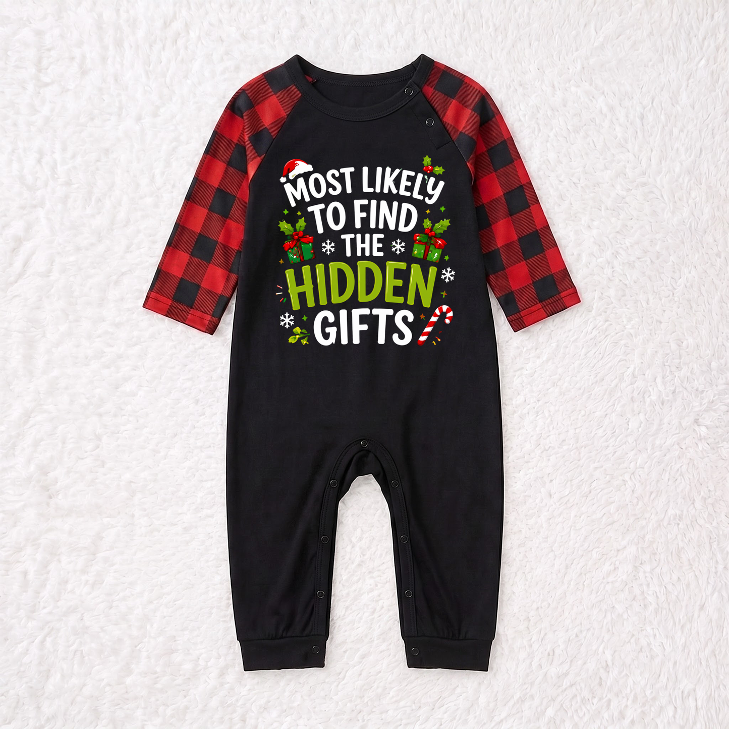 Funny Most Likely Christmas Saying Family Christmas Pajamas With Pet