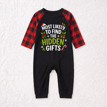 Funny Most Likely Christmas Saying Family Christmas Pajamas With Pet