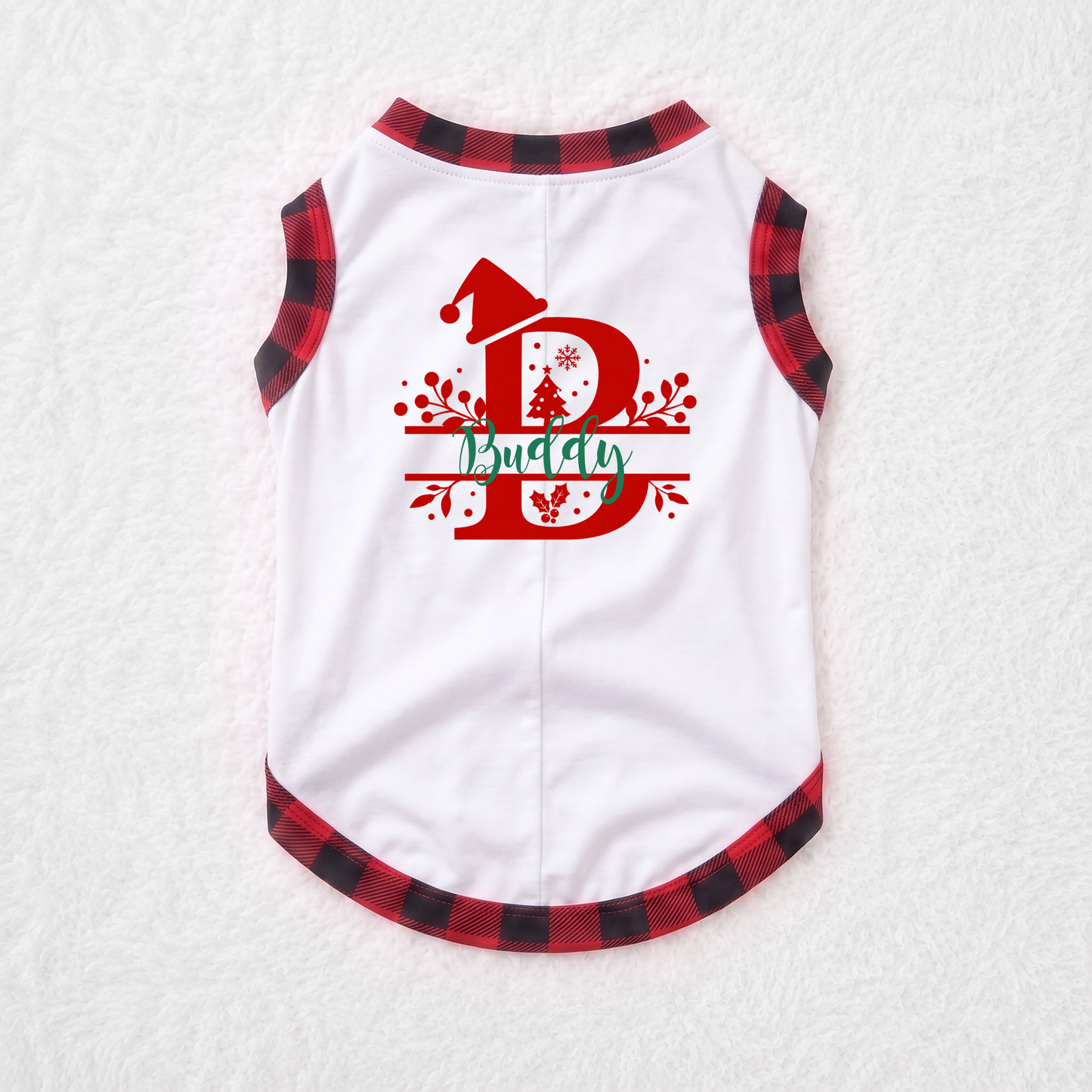 Cute Custom Name Monogram Family Christmas Pajamas With Pet