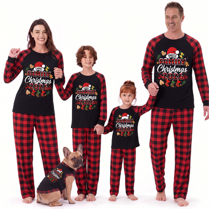 Festive Personalized Family Christmas Crew 2026 Matching Christmas Pajamas With Pet