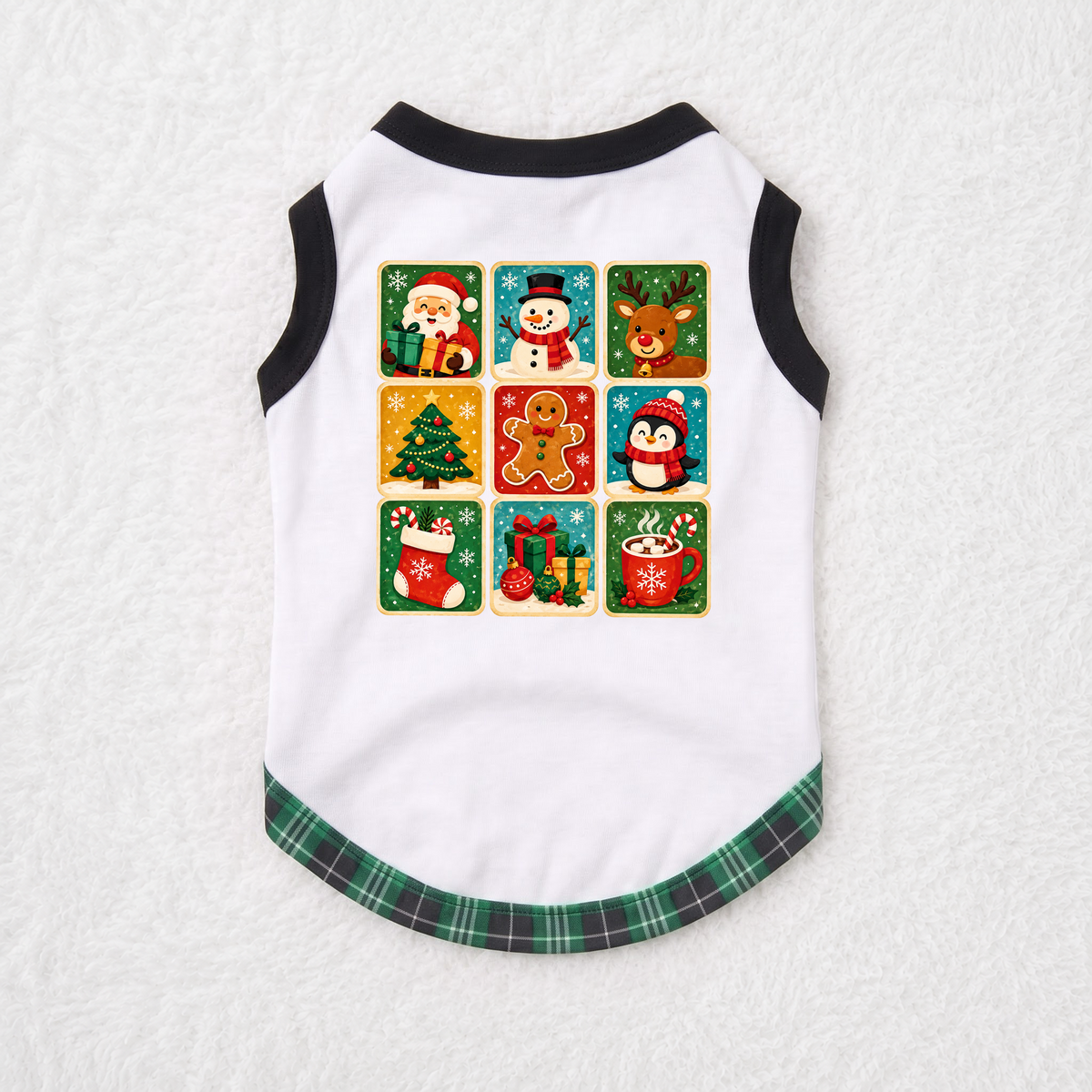 Cute Christmas Icons Family Matching Pajamas With Pet