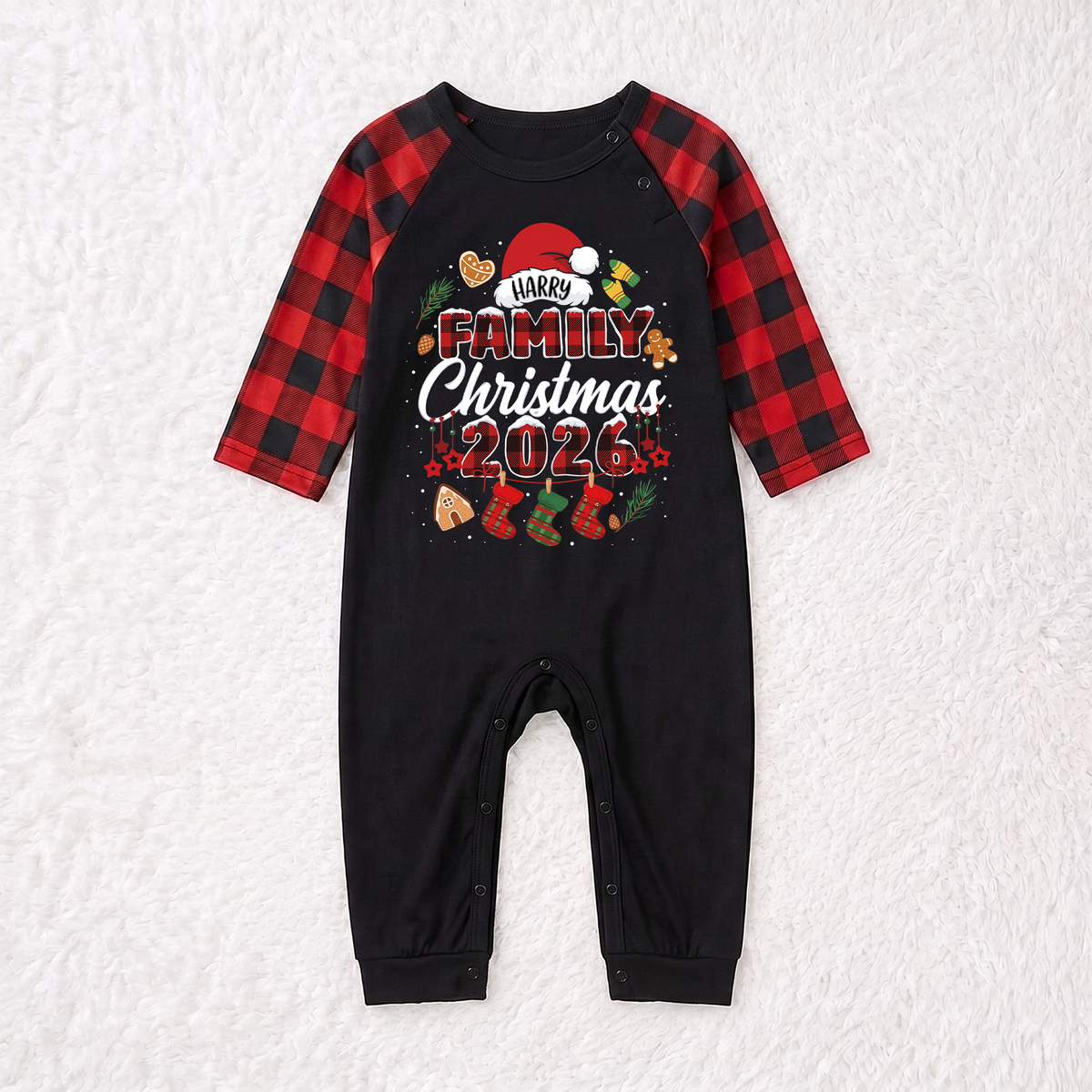 Festive Personalized Family Christmas Crew 2026 Matching Christmas Pajamas With Pet