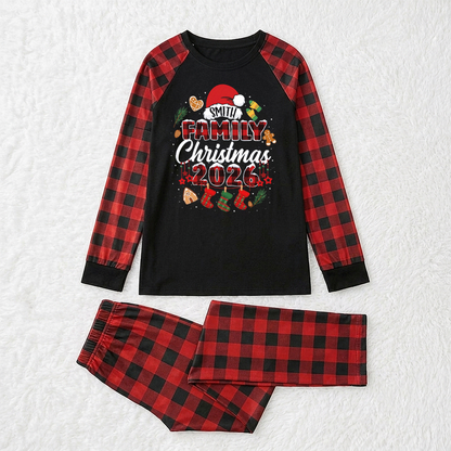 Festive Personalized Family Christmas Crew 2026 Matching Christmas Pajamas With Pet