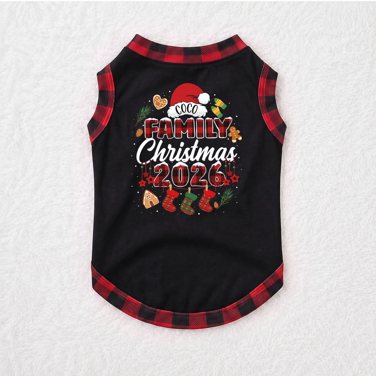 Festive Personalized Family Christmas Crew 2026 Matching Christmas Pajamas With Pet
