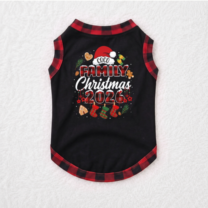 Festive Personalized Family Christmas Crew 2026 Matching Christmas Pajamas With Pet