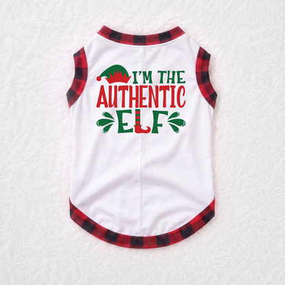 Funny Christmas Elf Saying Family Christmas Pajamas With Pet