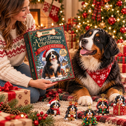 A Very Berner Christmas Advent Calendar 2026 - 24-Day Festive Countdown, Acrylic Charms Blind Box