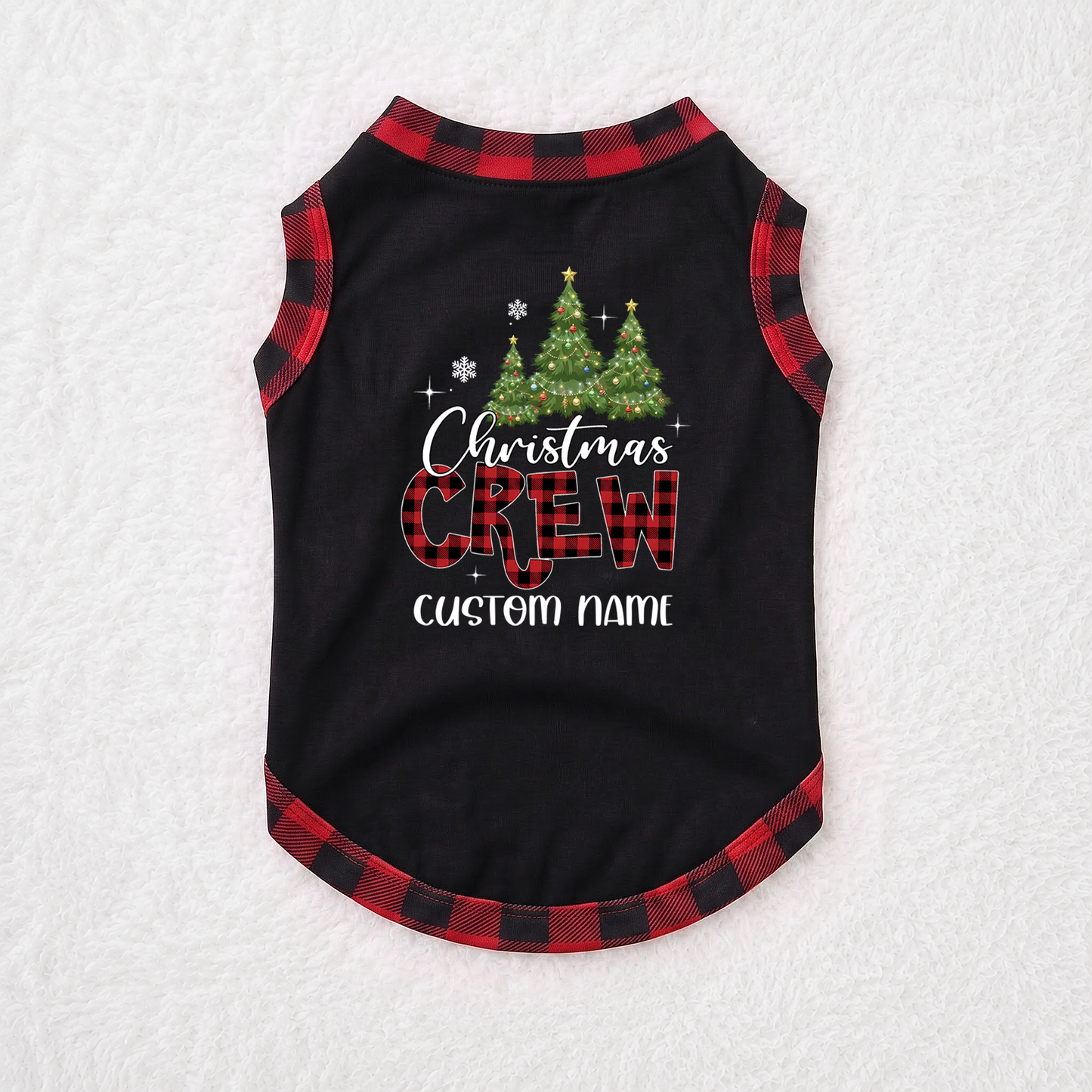 Cute Christmas Crew Matching Family Sleepwear Christmas
