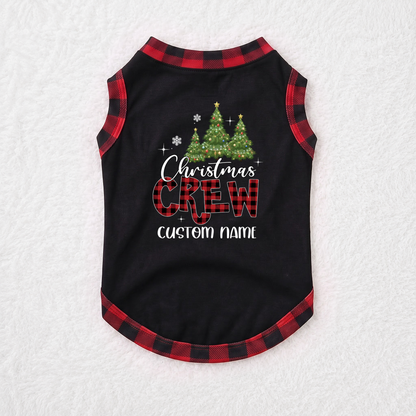 Cute Christmas Crew Matching Family Sleepwear Christmas