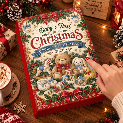 Baby’s First Christmas 2026 Advent Calendar, America’s 250th Year With 24 Acrylic Ornaments