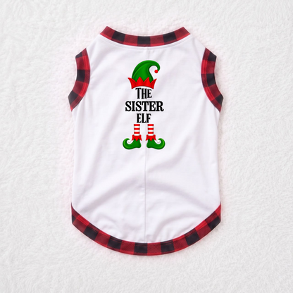 Funny Christmas Elf Family Christmas Pajamas With Pet