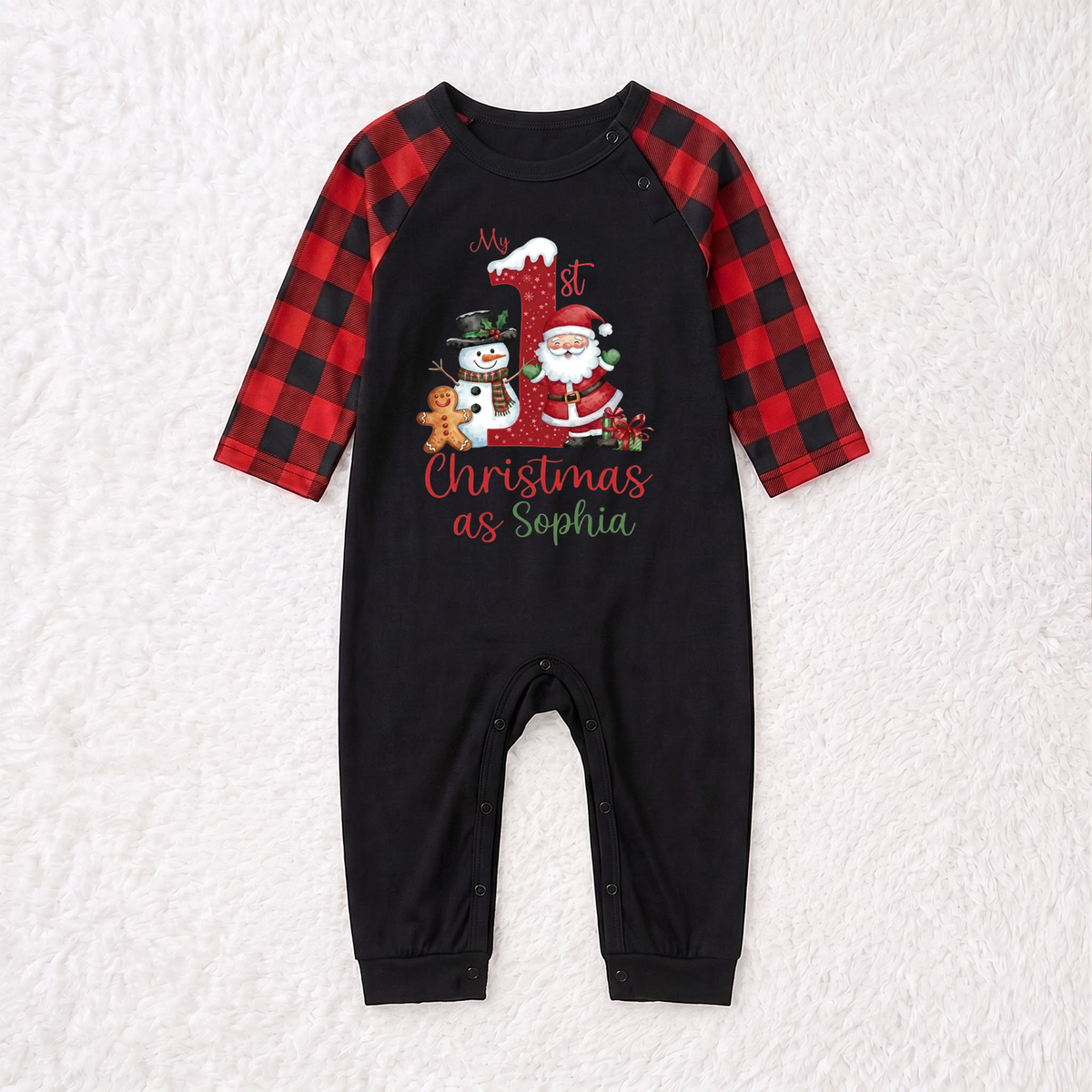 Cozy Christmas Santa Snowman Family Matching Christmas Pajamas With Pet