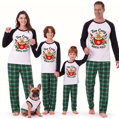 Cozy Gingerbread Mug Family Matching Christmas Pajamas With Pet