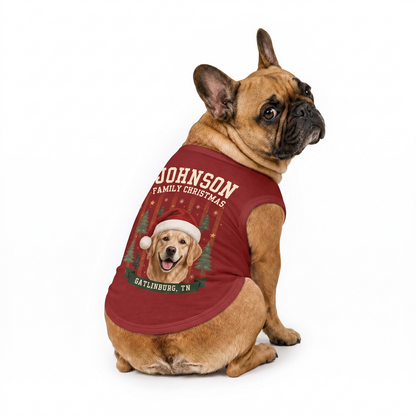 Cozy Personalized Dog Photo Family Christmas Pajamas With Pet