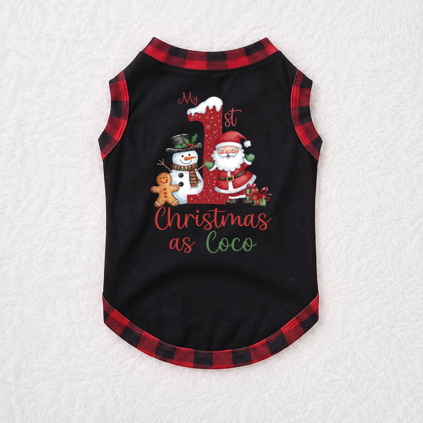 Cozy Christmas Santa Snowman Family Matching Christmas Pajamas With Pet