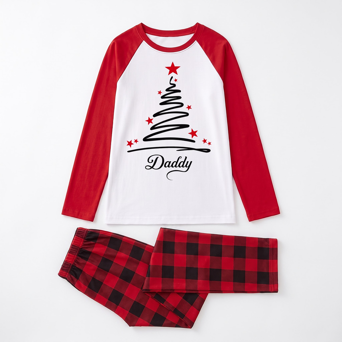 Custom Name Family Christmas Tree Matching Christmas Pajamas With Pet