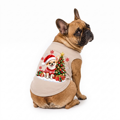 Cute Chihuahua Christmas Tree Custom Name Family Matching Christmas Pajamas