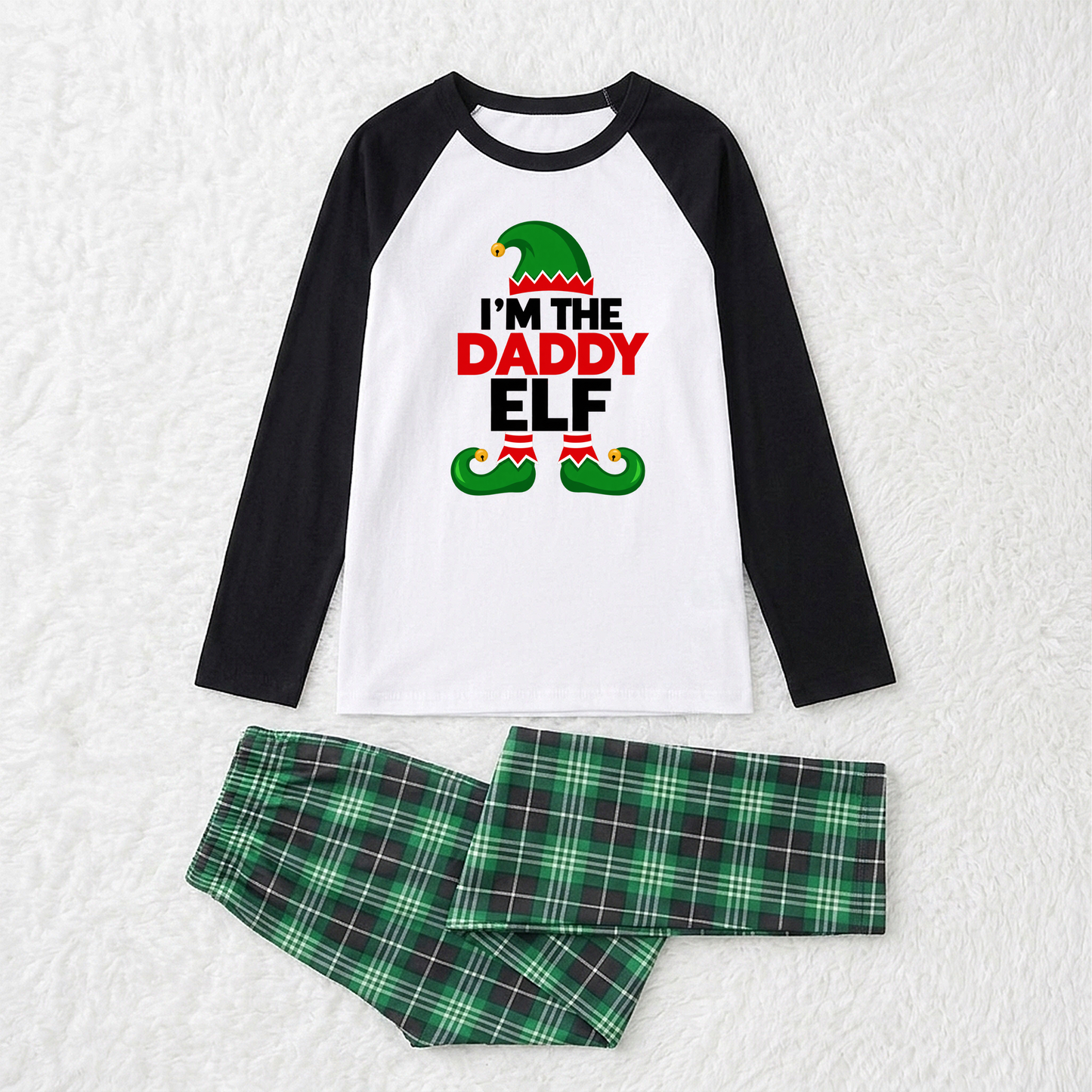 Funny Elf Family Matching Christmas Pajamas With Pet