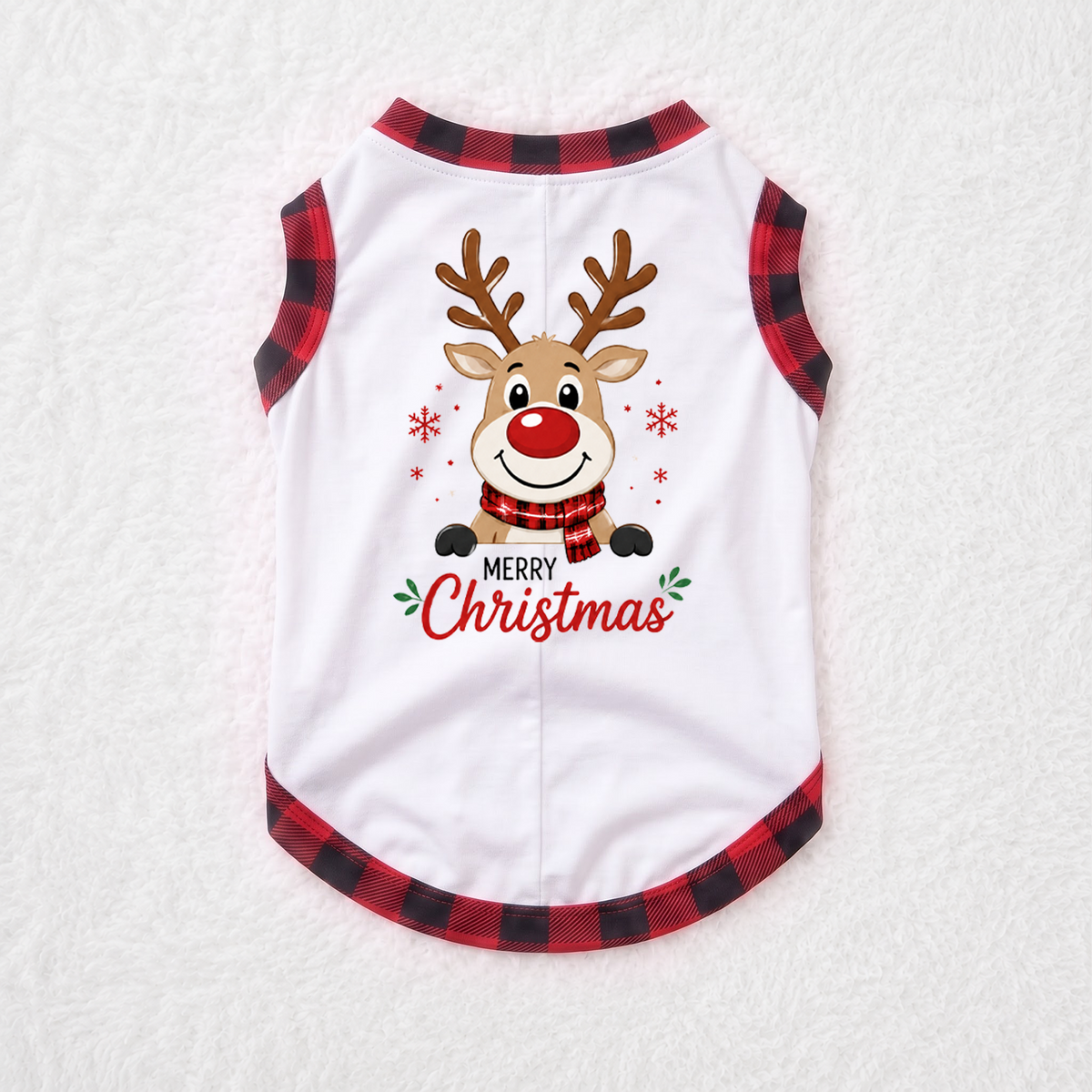 Merry Christmas Reindeer Family Matching Pajamas With Pet